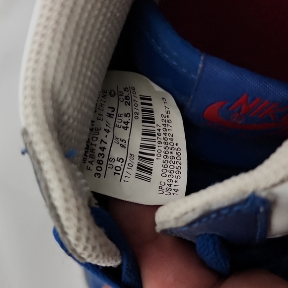 Nike Air Force 1 Low-Sheed Blue Jay - Picture 5 of 5